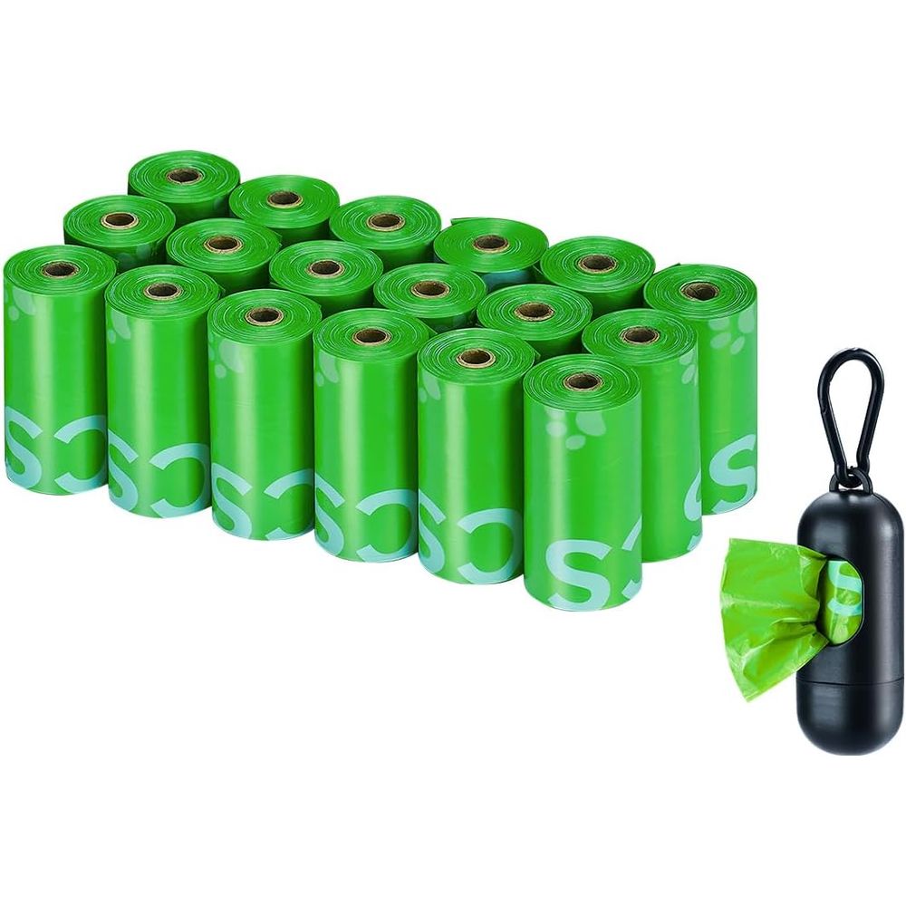 Poop Bag Dispenser - 강아지 배변봉투 롤 270개입, 13x9인치, 무향,