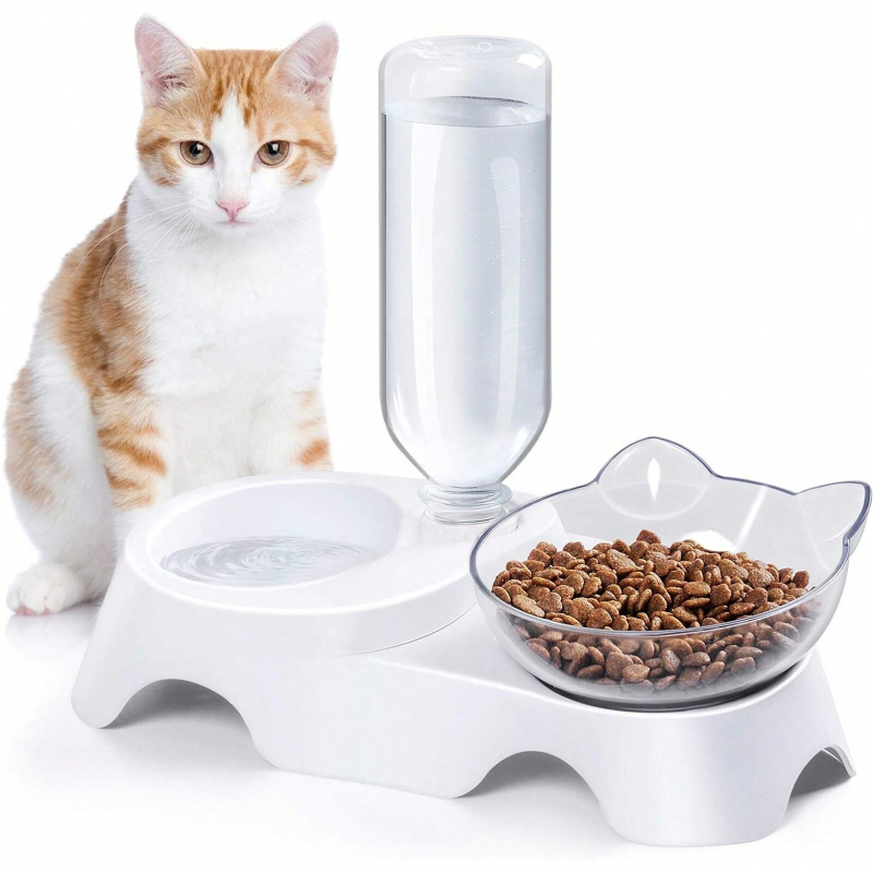 Royal Canin Food Medium - 1PC 이중 강아지 고양이 밥그릇 세트,