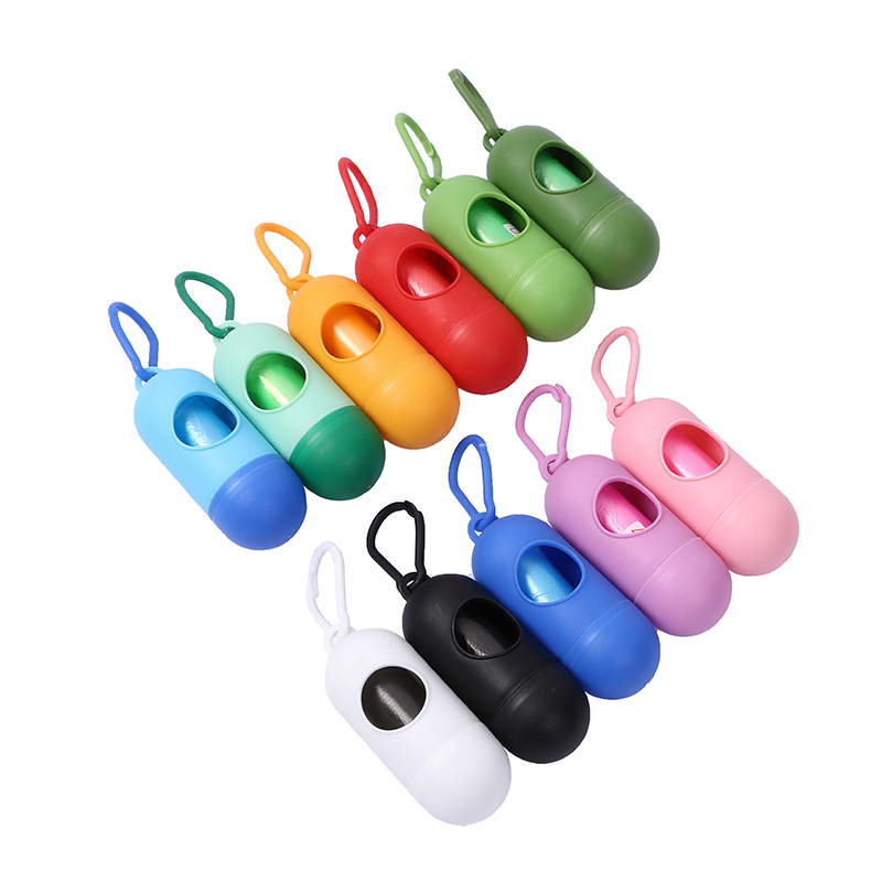 디펜서 알약 모양 휴대용 반려동물 쓰레기 봉투, 총알  - Poop Bag Dispenser 리뷰 및 가격